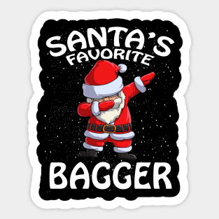 Santas Favorite Bagger Christmas Sticker